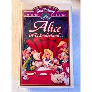 Walt Disney Alice In Wonderland Masterpiece Collection VHS Classic Animated Film